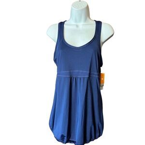 Lucy Women's Blue Racerback Running Tank Top Size M Sleeveless Activewear NWT